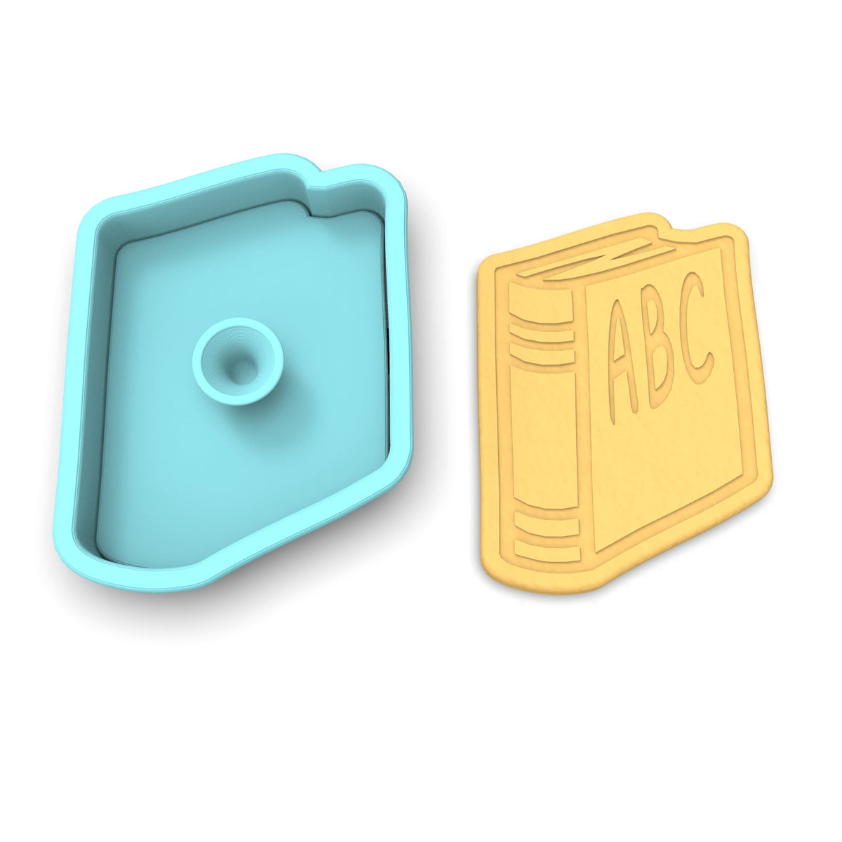 School Book Cookie Cutter | Stamp | Stencil #1