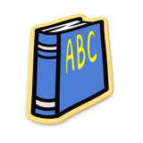 School Book Cookie Cutter | Stamp | Stencil #1