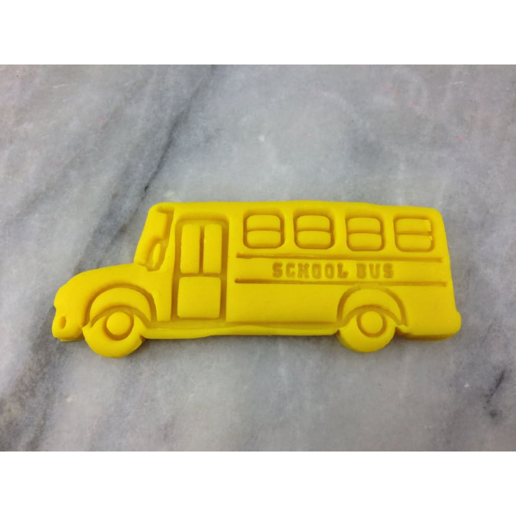 School Bus Cookie Cutter  Outline & Stamp