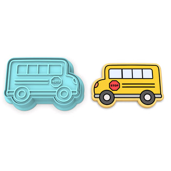 School Bus Cookie Cutter | Stamp | Stencil #2