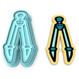 School Compass Cookie Cutter | Stamp | Stencil #1