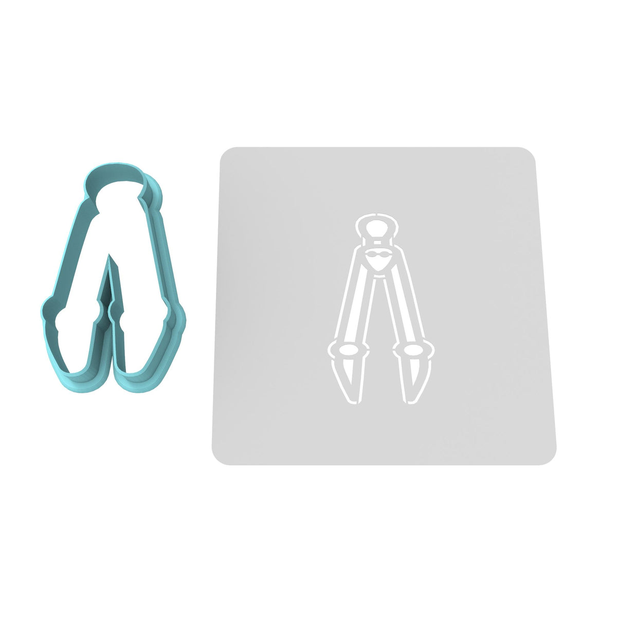 School Compass Cookie Cutter | Stamp | Stencil #1