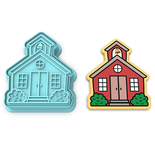 School House Cookie Cutter | Stamp | Stencil #1