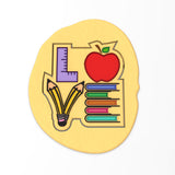 School Love Cookie Cutter | Stamp | Stencil #1
