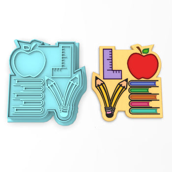 School Love Cookie Cutter | Stamp | Stencil #1