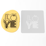 School Love Cookie Cutter | Stamp | Stencil #1