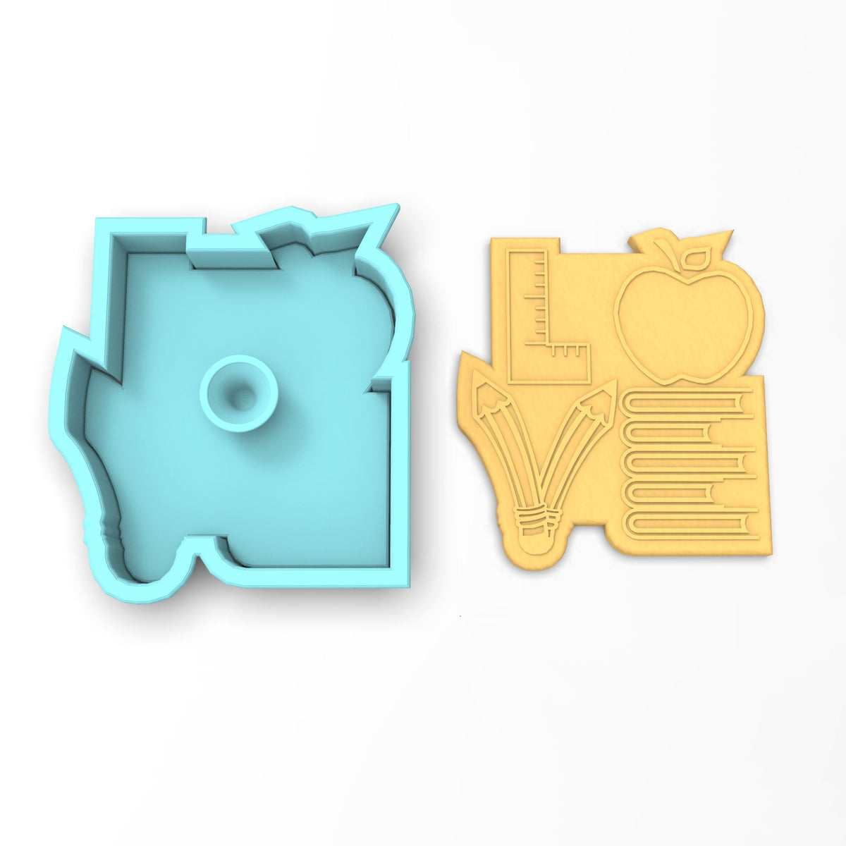 School Love Cookie Cutter | Stamp | Stencil #1