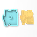 School Love Cookie Cutter | Stamp | Stencil #1