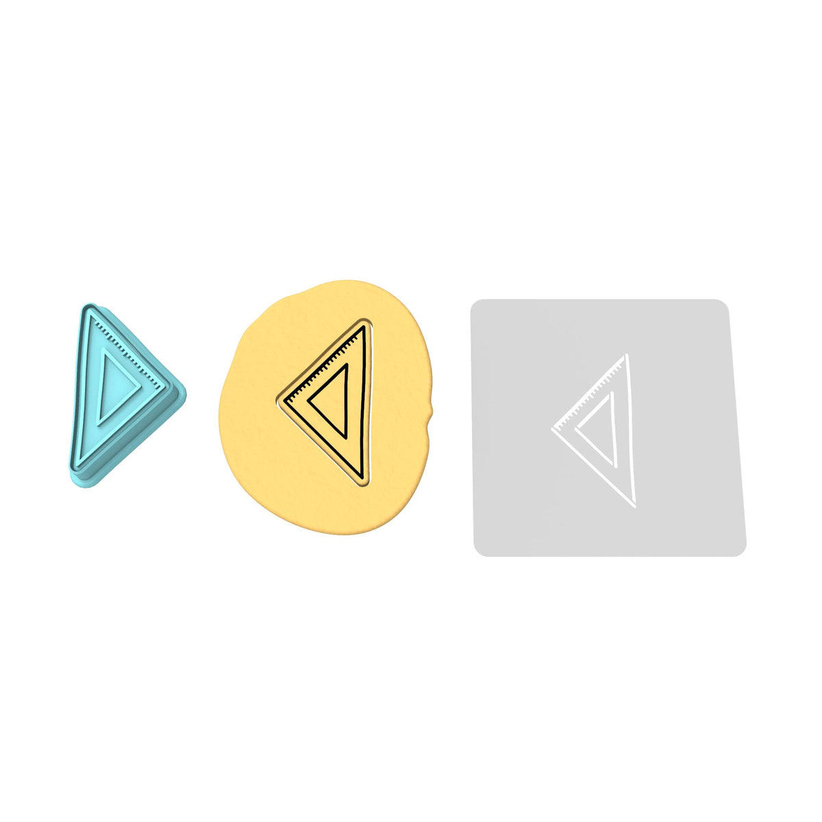 School Square Cookie Cutter | Stamp | Stencil #1