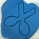 Scissors Cookie Cutter School / Grad Cookie Cutter Lady 