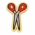 Scissors Cookie Cutter | Stamp | Stencil #1