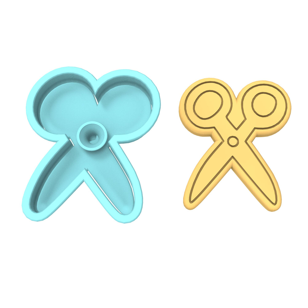 Scissors Cookie Cutter | Stamp | Stencil #2
