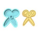 Scissors Cookie Cutter | Stamp | Stencil #2