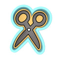 Scissors Cookie Cutter | Stamp | Stencil #2