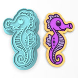 Sea Horse Cookie Cutter | Stamp | Stencil #1