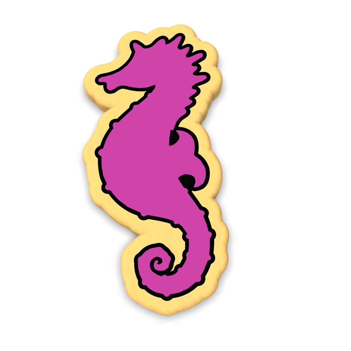 Sea Horse Cookie Cutter | Stamp | Stencil #2