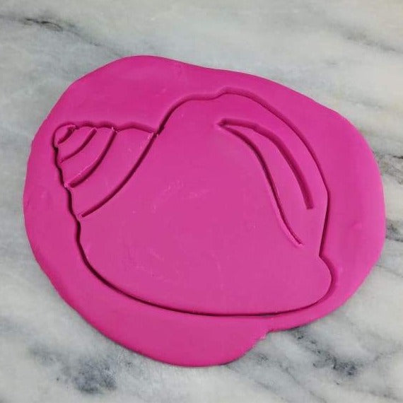 Sea Shell Cookie Cutter  Stamp & Outline #1