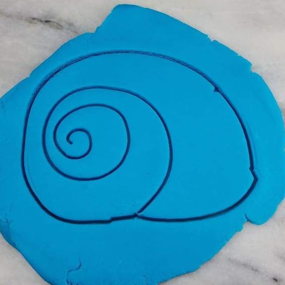 Sea Snail Shell Cookie Cutter  Stamp & Outline #2