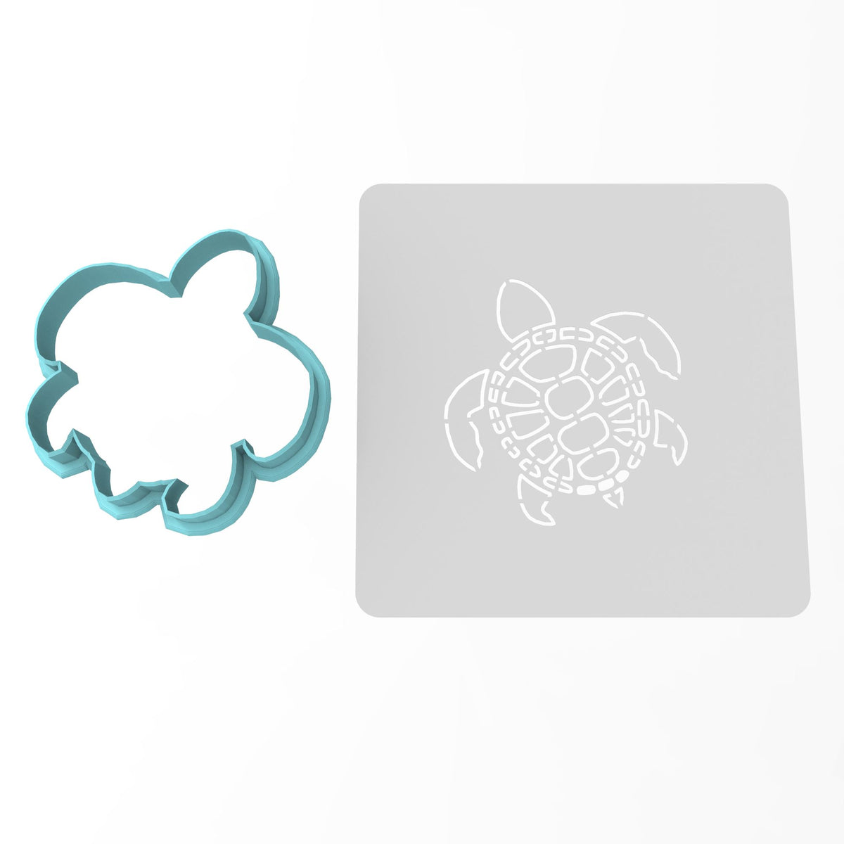 Sea Turtle Cookie Cutter | Stamp | Stencil #1
