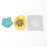 Sea Turtle Cookie Cutter | Stamp | Stencil #1