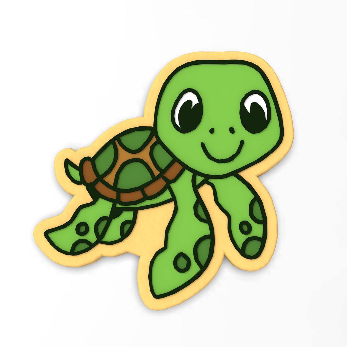 Sea Turtle Cookie Cutter | Stamp | Stencil #2