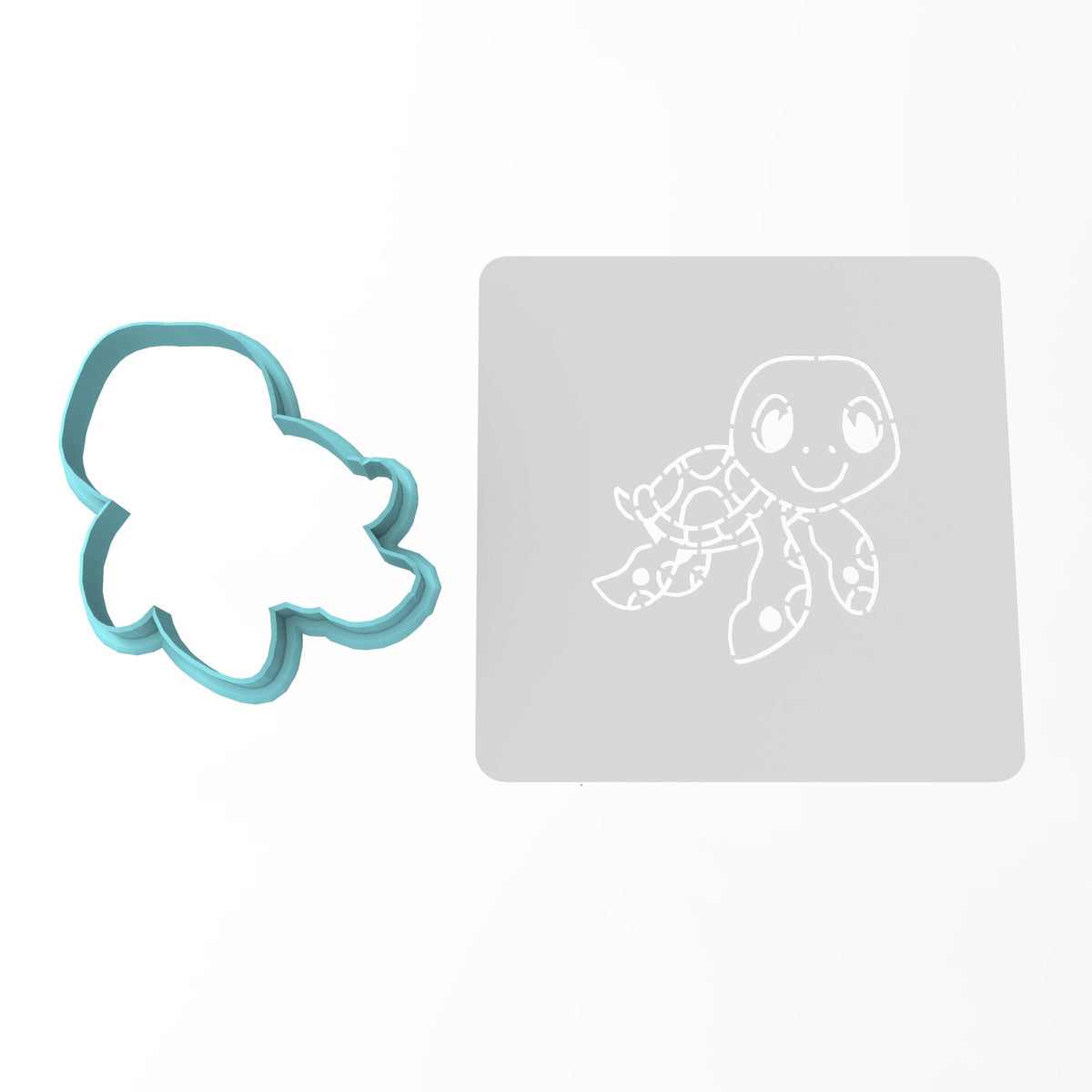 Sea Turtle Cookie Cutter | Stamp | Stencil #2