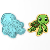 Sea Turtle Cookie Cutter | Stamp | Stencil #2