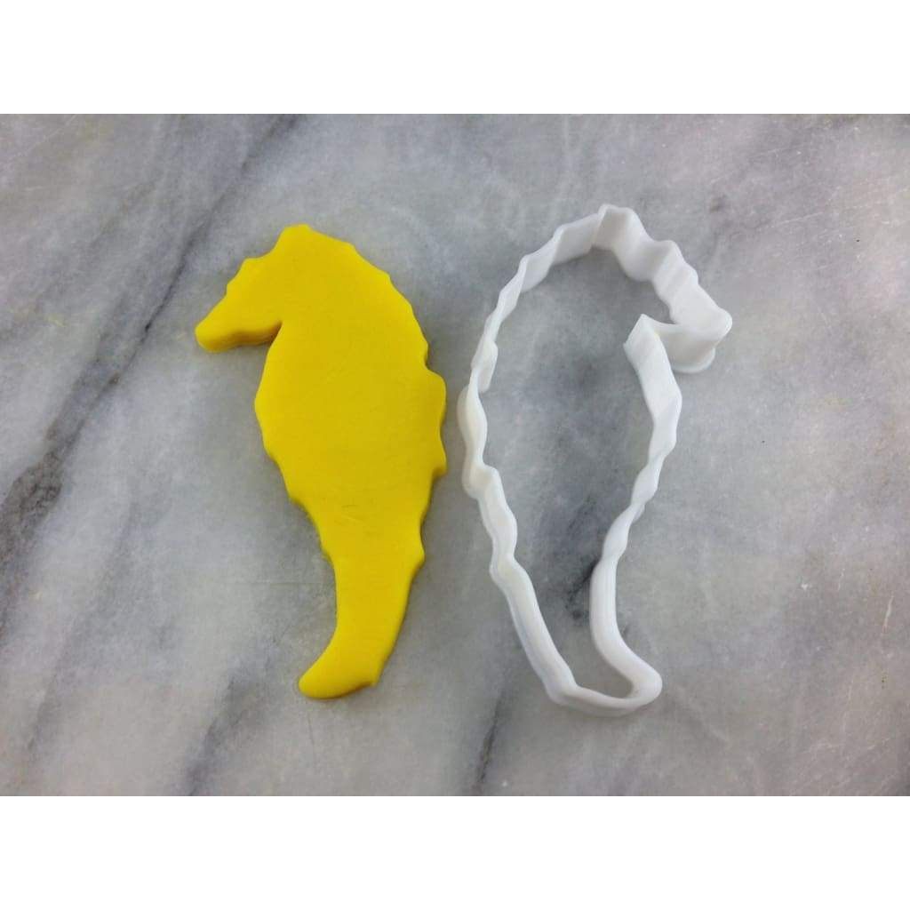 Seahorse Cookie Cutter Outline #1 - Beach / Summer