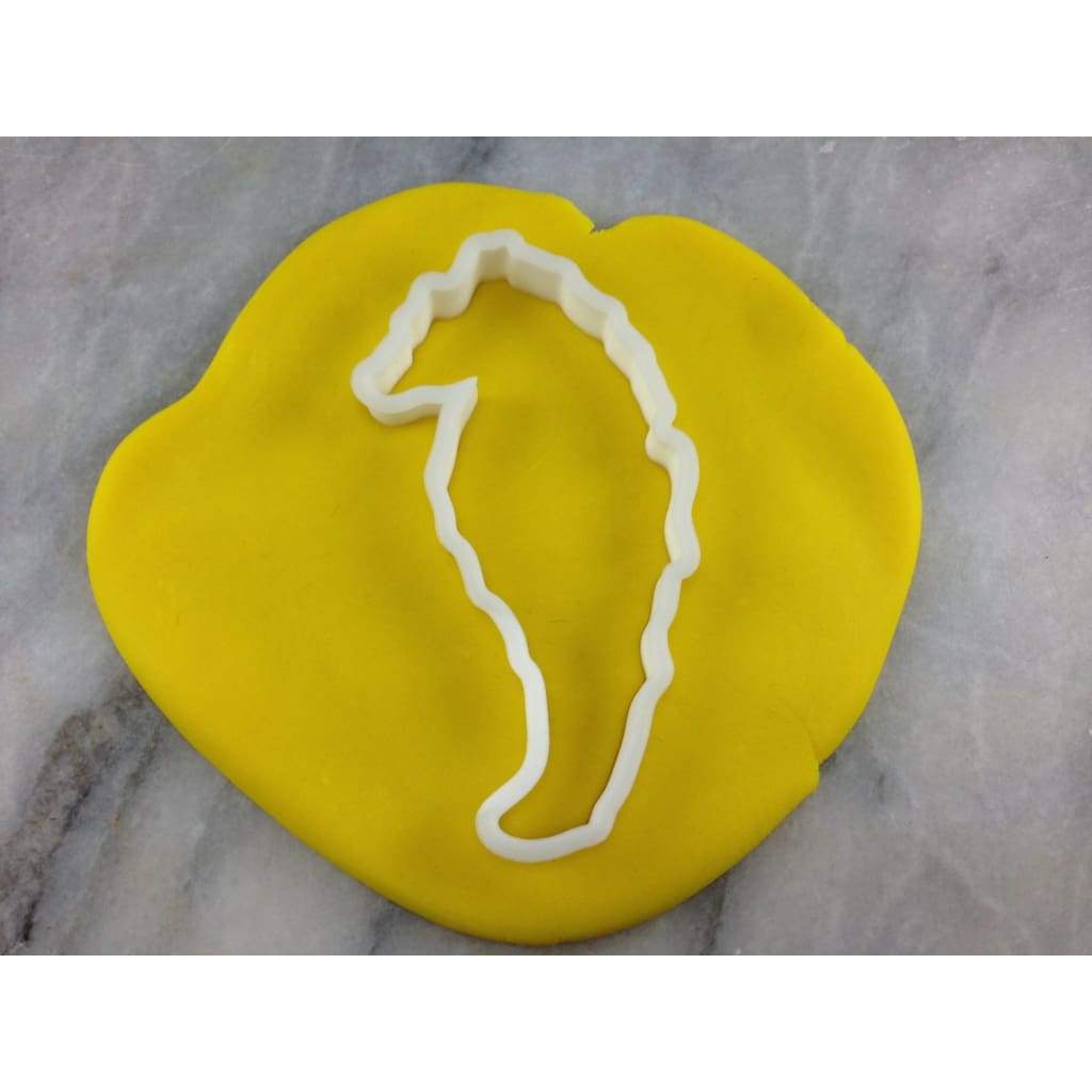 Seahorse Cookie Cutter Outline #1 - Beach / Summer