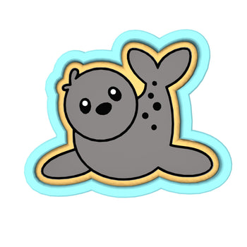 Seal Cookie Cutter | Stamp | Stencil #1