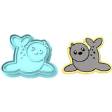 Seal Cookie Cutter | Stamp | Stencil #1