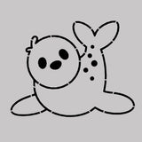 Seal Cookie Cutter | Stamp | Stencil #1