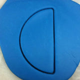 Semi Circle Cookie Cutter - Letters/ Numbers/ Shapes