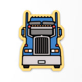 Semi Truck Cookie Cutter | Stamp | Stencil #1