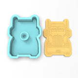 Semi Truck Cookie Cutter | Stamp | Stencil #1