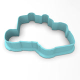 Semi Truck Cookie Cutter | Stamp | Stencil #2