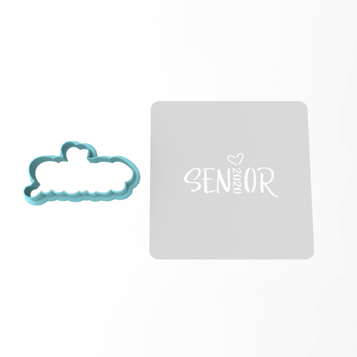 Senior 2020 Cookie Cutter | Stamp | Stencil #1