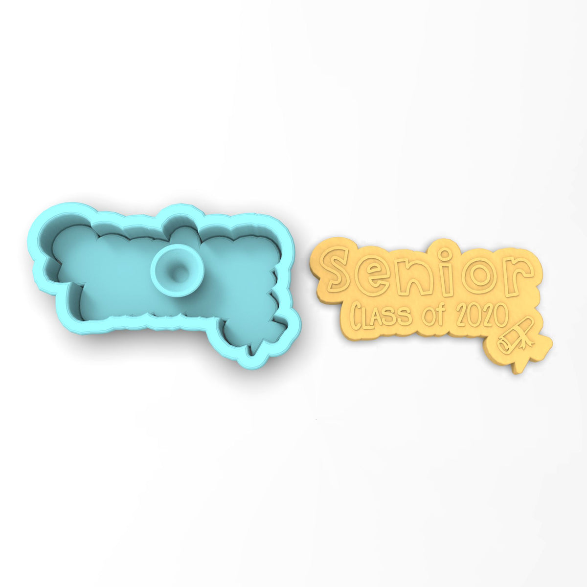 Senior 2020 Cookie Cutter | Stamp | Stencil #1