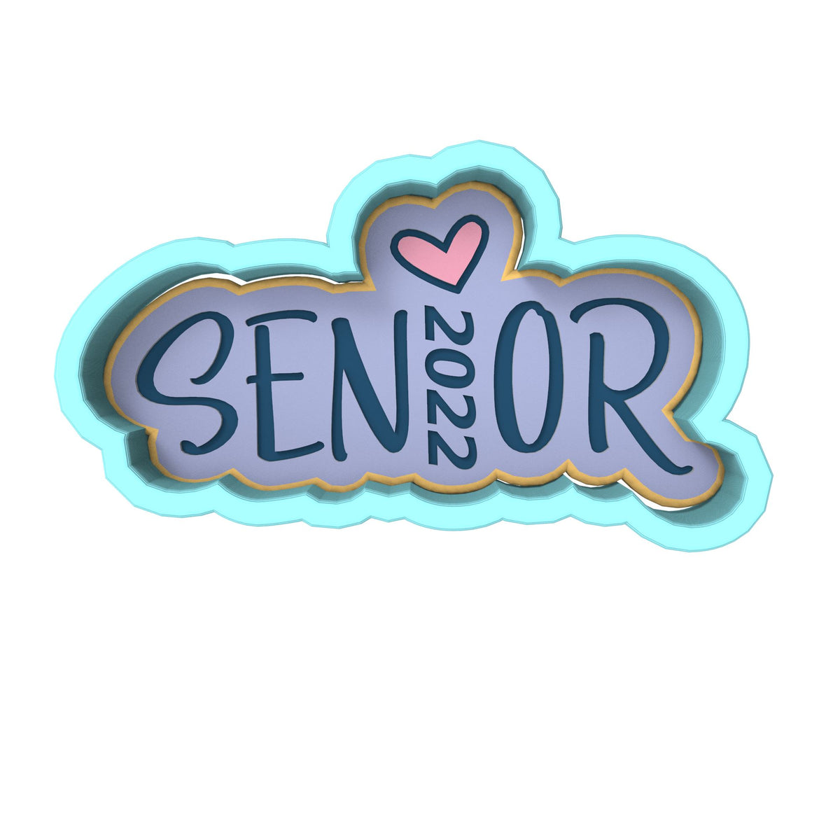 Senior 2022 Cookie Cutter | Stamp | Stencil