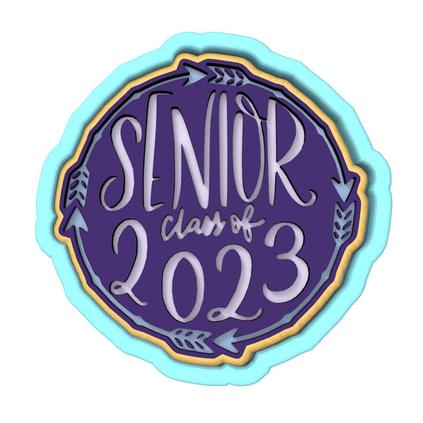 Senior Class of 2023 Cookie Cutter | Stamp | Stencil #A Wedding / Baby / V Day Cookie Cutter Lady 