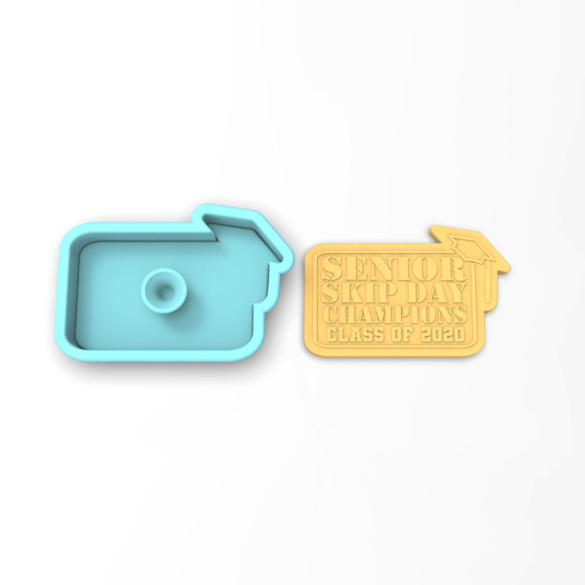 Senior Skip Day Champions Cookie Cutter | Stamp | Stencil #1