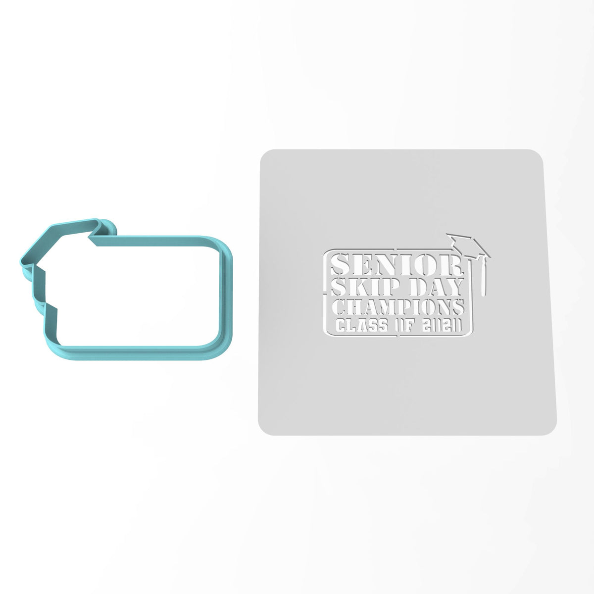 Senior Skip Day Champions Cookie Cutter | Stamp | Stencil #1