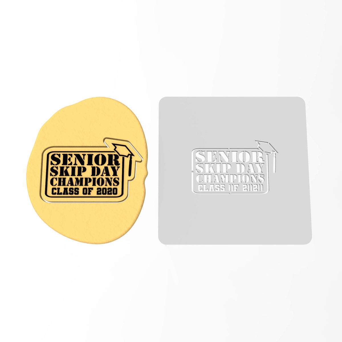 Senior Skip Day Champions Cookie Cutter | Stamp | Stencil #1