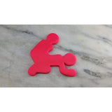 Sex Position Doggy Cookie Cutter Outline #2 Bachelorette & Bachelor Cookie Cutter Lady 