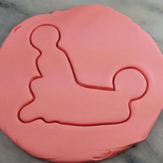 Sex Position Reverse Cowgirl Cookie Cutter Outline #4 - Bachelorette & Bachelor