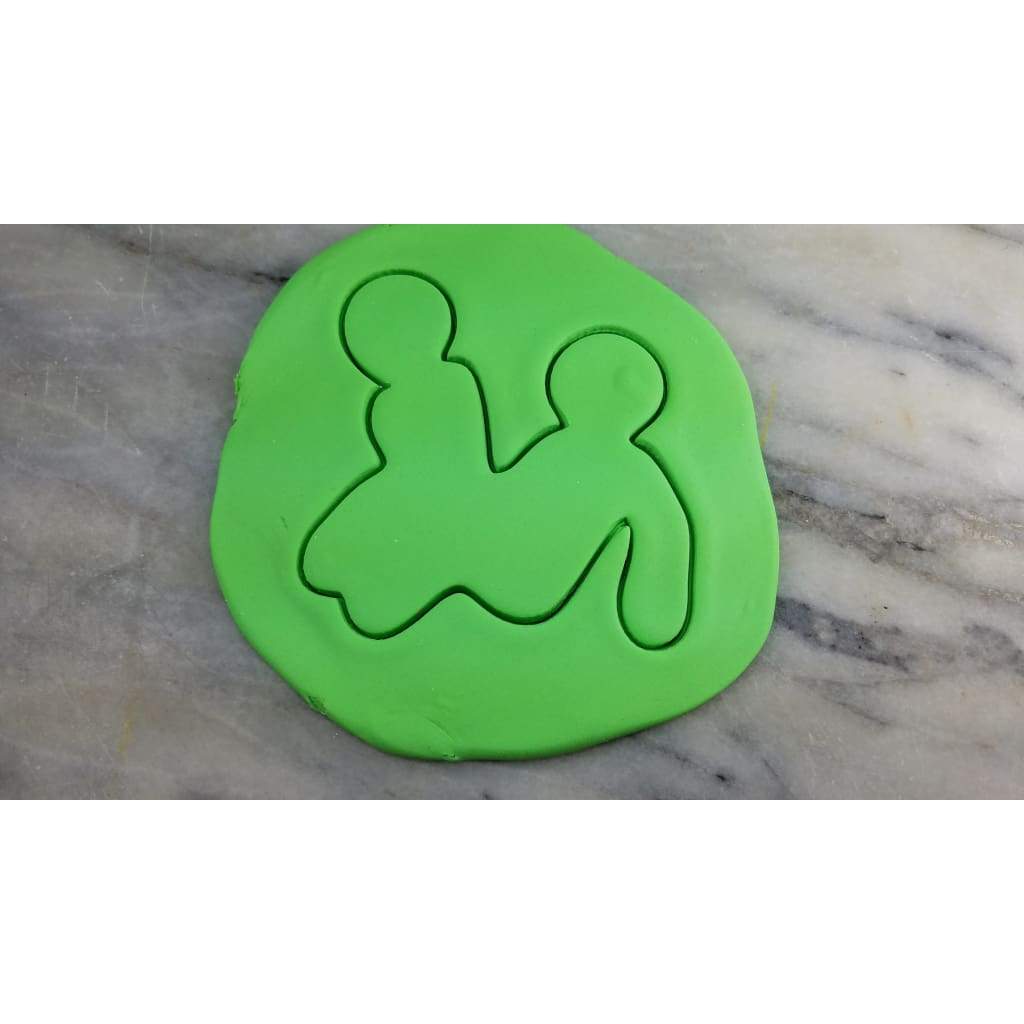 Sex Position Reverse Cowgirl Cookie Cutter Outline #5 - Bachelorette & Bachelor