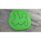 Sex Position Reverse Cowgirl Cookie Cutter Outline #5 - Bachelorette & Bachelor