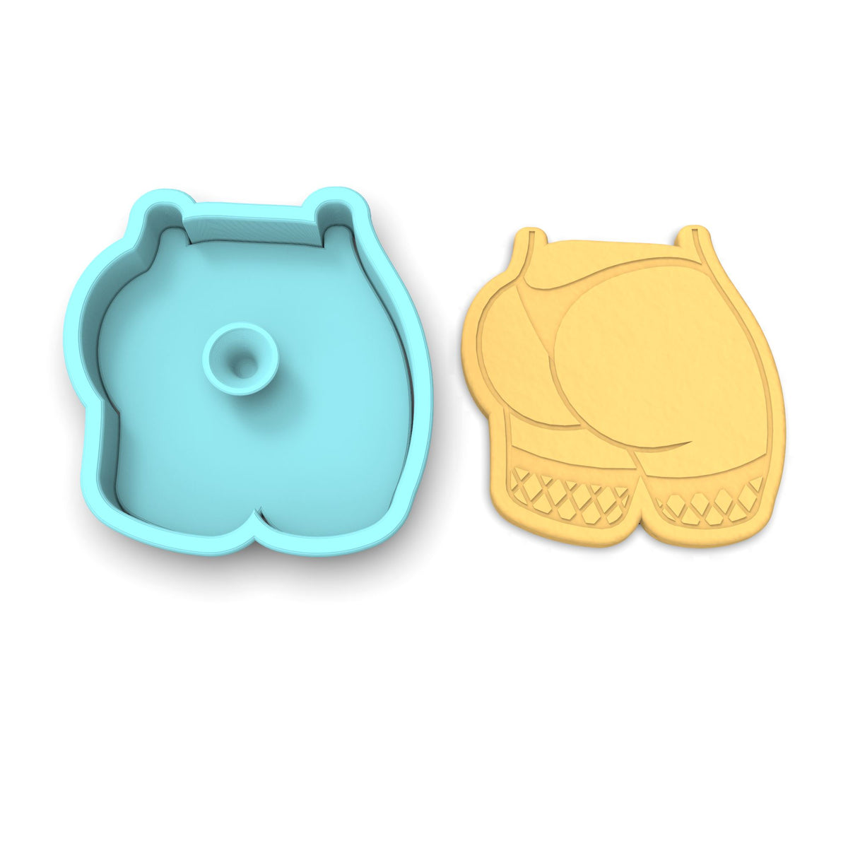 Sexy Butt Cookie Cutter | Stamp | Stencil #1