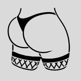 Sexy Butt Cookie Cutter | Stamp | Stencil #1