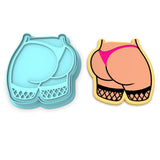 Sexy Butt Cookie Cutter | Stamp | Stencil #1
